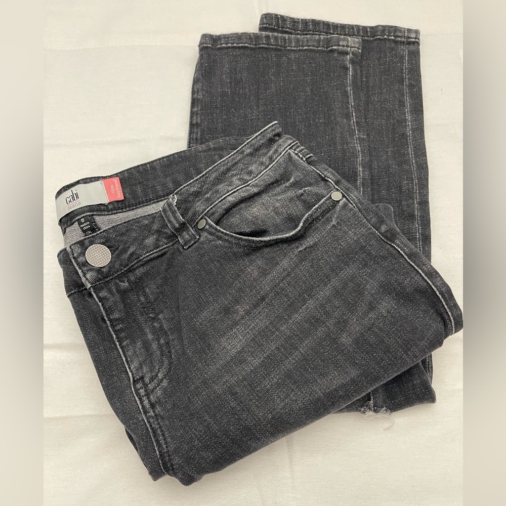 CAbi #3560 Slim Boyfriend Women's Black Jeans